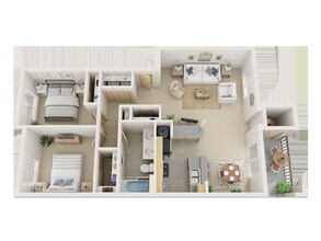 The Elwha C204 floor plan